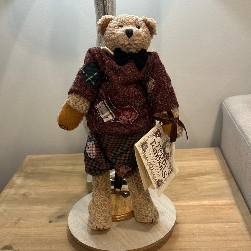 Teddy Tompkins Collectable Bear- “Edmund” NWT